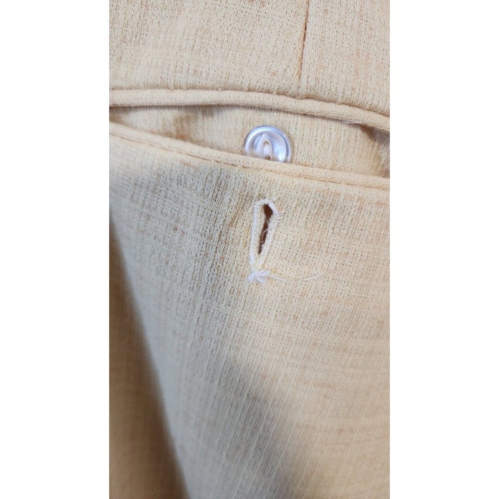 Vintage Retro Mens Lee Wald Yellow Suit Jacket Pants Disco Pimp Summer Vacation - Picture 5 of 16
